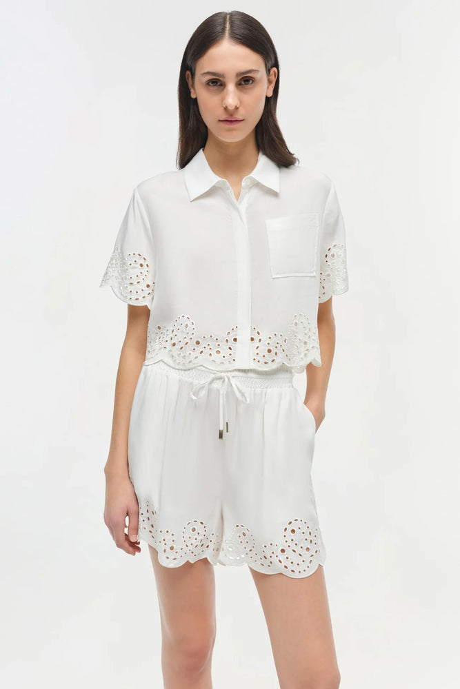 SIMKHAI Amelie Embroidered Short