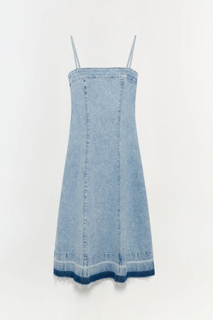 SIMKHAI  Clarissa Denim Midi Dress