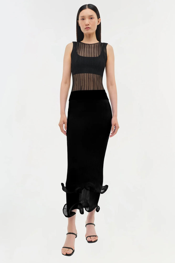 SIMKHAI KELSO SKIRT black
