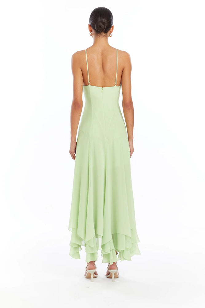 AMANDA UPRICHARD CLEMENZA DRESS pear