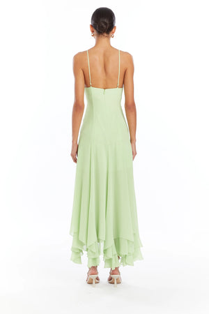 AMANDA UPRICHARD CLEMENZA DRESS pear