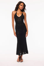 LOVESHACKFANCY Cillian Pointelle Knit Maxi Dress