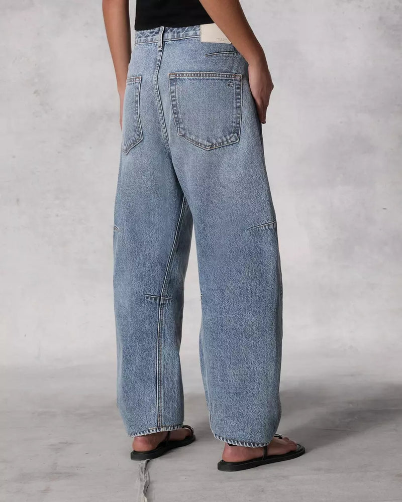 RAG & BONE Charlie Ankle Barrel-Leg Jean harmony