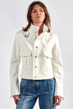 BARBARA BUI CARGO JACKET OFF WHITE