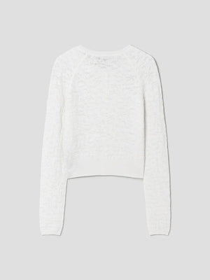 Rag & Bone Women Lucia Ls Cardigan in White
