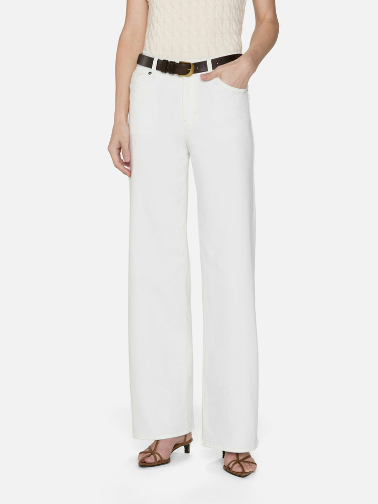 FRAME Le Slim Palazzo  in White