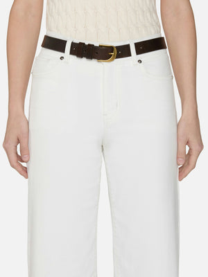 FRAME Le Slim Palazzo  in White