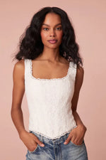 LOVESHAKFANCY LORELAI BUSTIER white