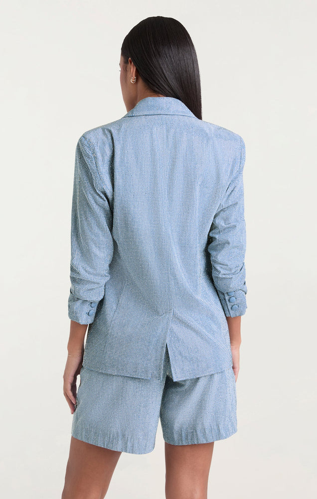 CINQ A SEPT Chambray Heatset Kylie Jacket