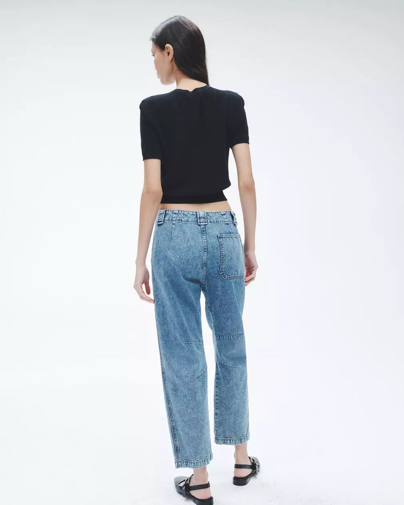 RAG & BONE Leyton Ankle Straight Jean elle