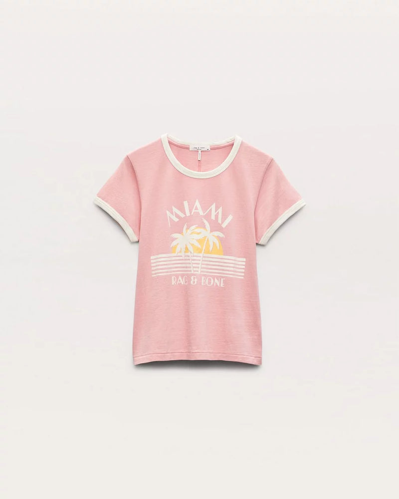Rag & Bone Miami Boxy Graphic Tee