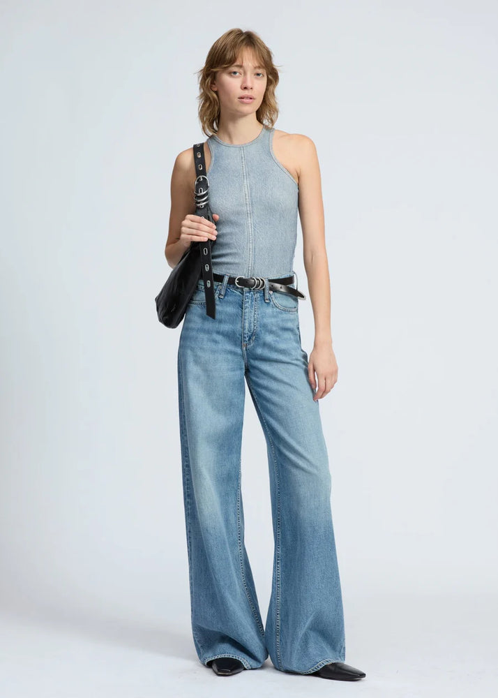 Rag and Bone miramar rib tank in Antonia
