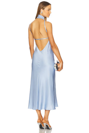 AMANDA UPRICHARD Dupont Dress in Baby blue
