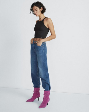 Rag & Bone Boots Brea Slouch Boot  Suede Black Suede
