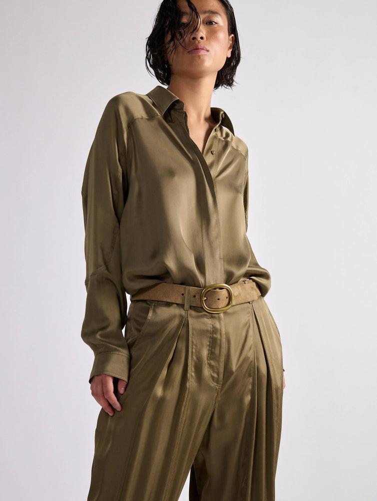 BARBARA BUI lightweight viscose satin shirt