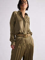 BARBARA BUI lightweight viscose satin shirt