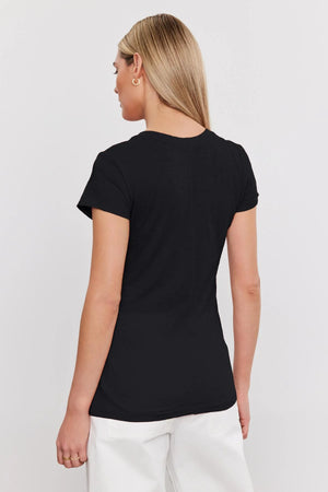 VELVET odelia tee in Black