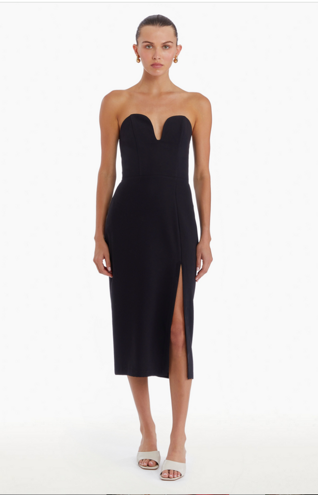AMANDA UPRICHARD Ronelle Dress in Black