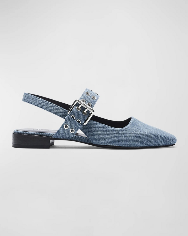 Rag & Bone ASTRA SLINGBACK in denim