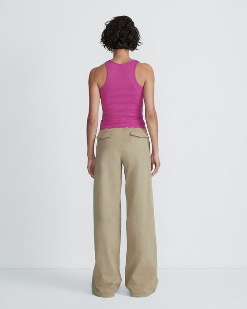 RAG & BONE The Essential Rib Tank Fuchsia