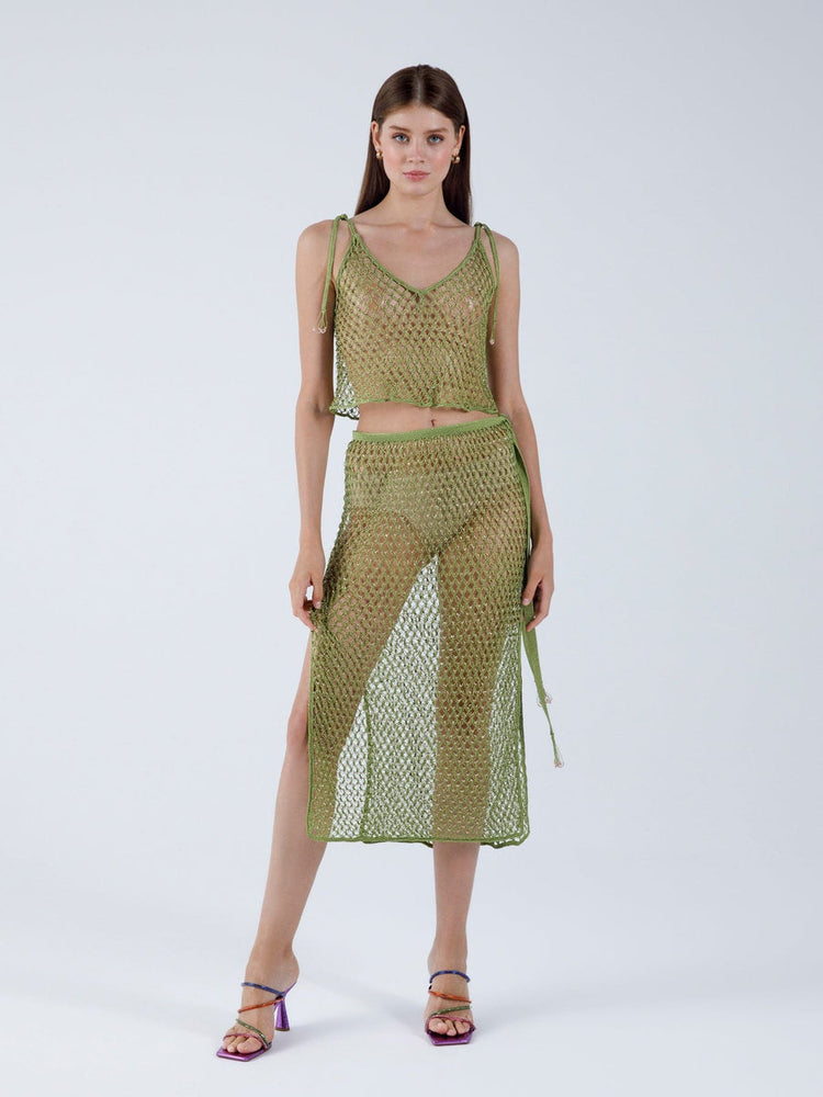 MY BEACHY SIDE Cassia Top Green