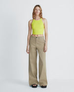 RAG & BONE The Essential Rib String Tank Fresh Lime