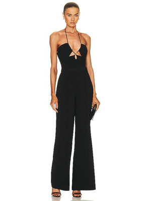 SIMKHAI Gala Plisse Cut Out Jumpsuit