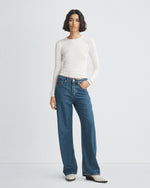RAG & BONE Essential Rib LS Tee In White