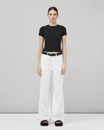RAG & BONE Luca Short Sleeve Baby Tee In Black