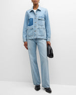 FRAME Chore Denim Jacket vesper