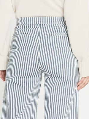 FRAME Tailored Trouser in Seaport Stripe