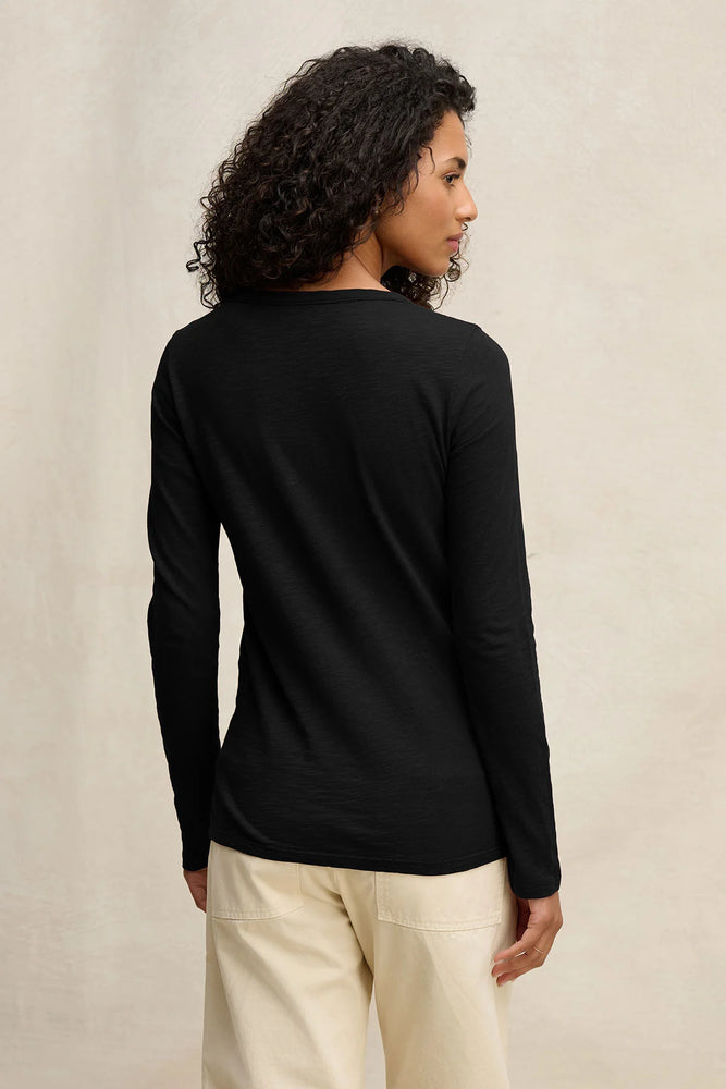 VELVET lizzie tee in Black