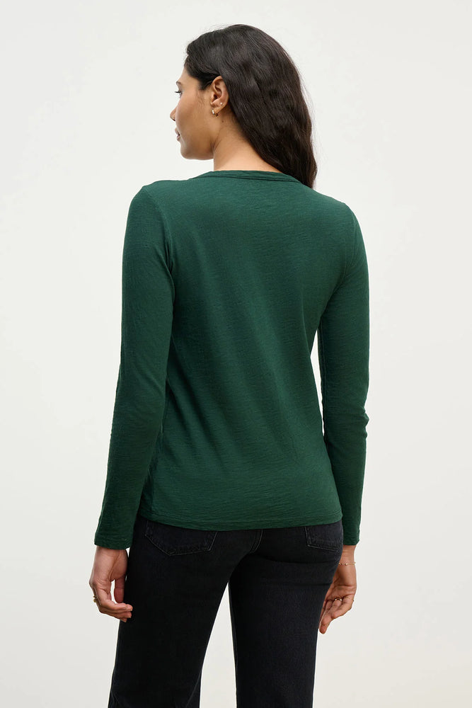 VELVET lizzie tee in Camp