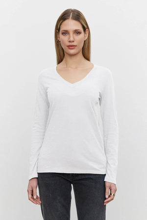 VELVET blaire tee in White