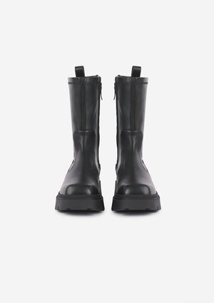 BARBARA BUI VEGAN LEATHER SOCK BOOTS