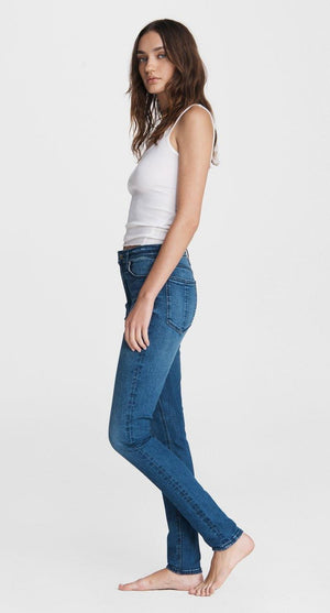 Rag and bone Nina High-Rise Skinny - Topaz