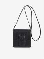 BARBARA BUI SMALL BLACK LEATHER LOVE ME BAG