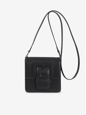 BARBARA BUI SMALL BLACK LEATHER LOVE ME BAG