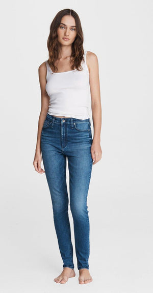Rag and bone Nina High-Rise Skinny - Topaz