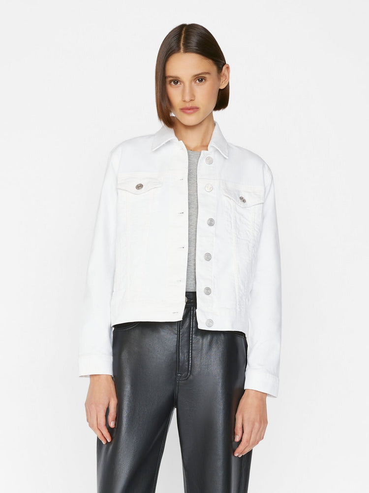 Frame Le Vintage Jacket in Blanc