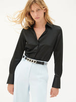 BARBARA BUI SILK SATIN SHIRT